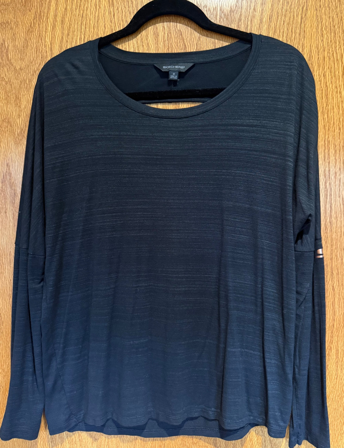 Skechers Shirt M Black & grey