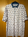 Waggle Golf Shirt XL Rooster print
