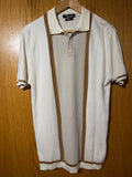 TR Polo Shirt XL Cream/Brown