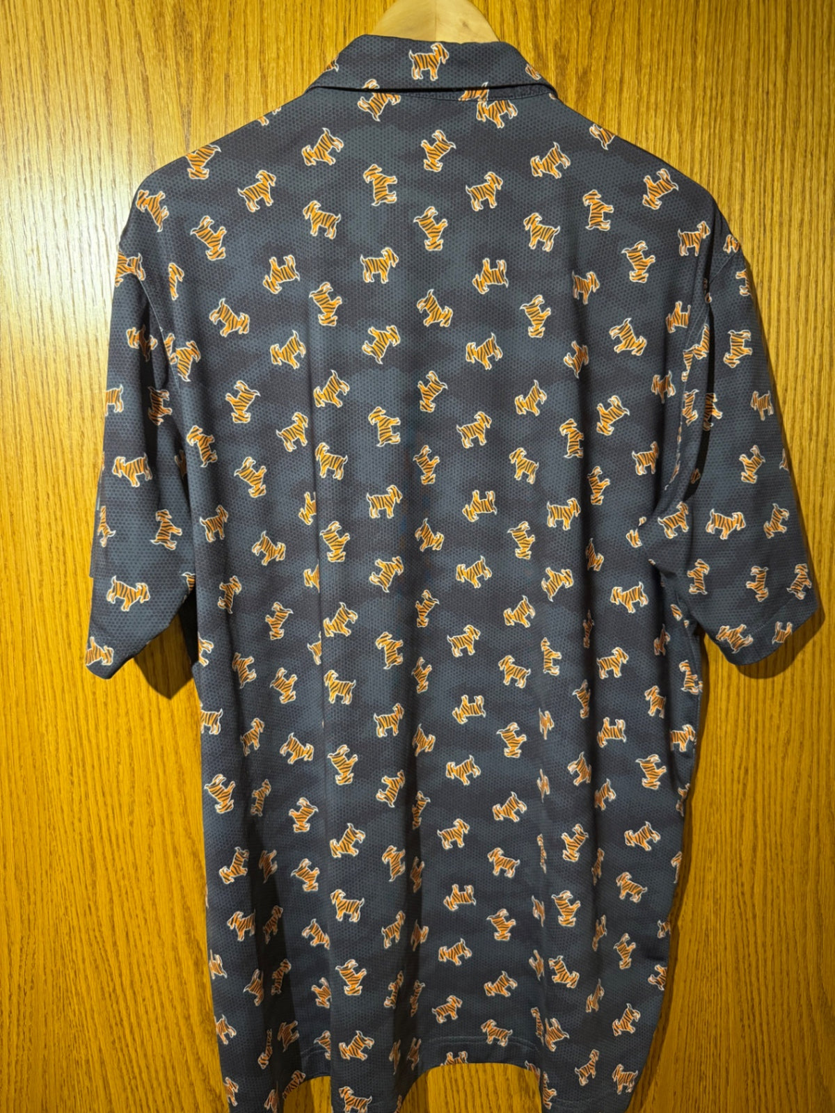Waggle Golf Shirt XL Black/tiger