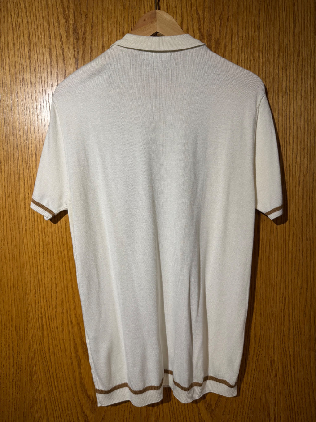 TR Polo Shirt XL Cream/Brown