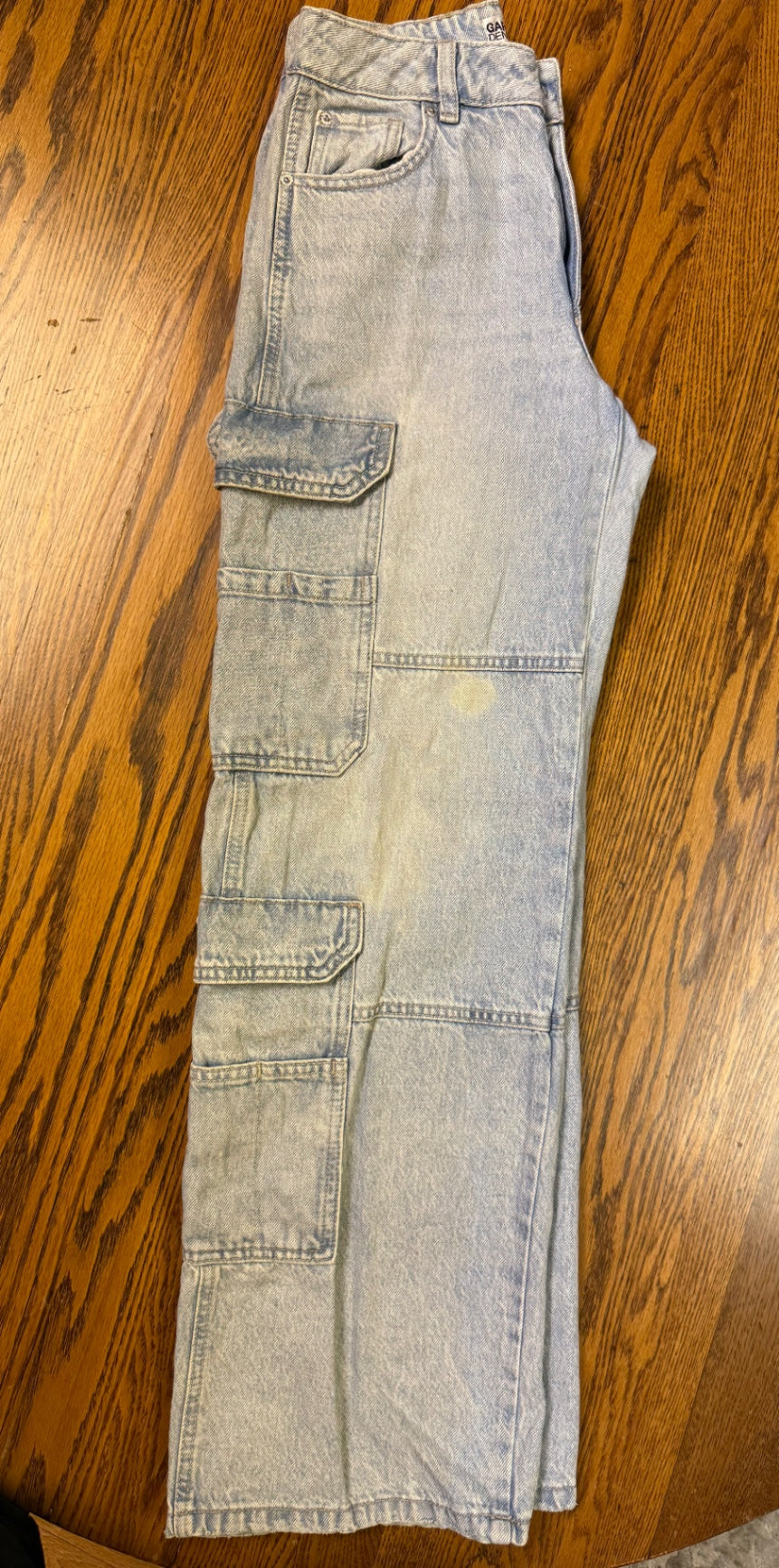 Garage Denim Jeans 25 Light Blue Cargo 