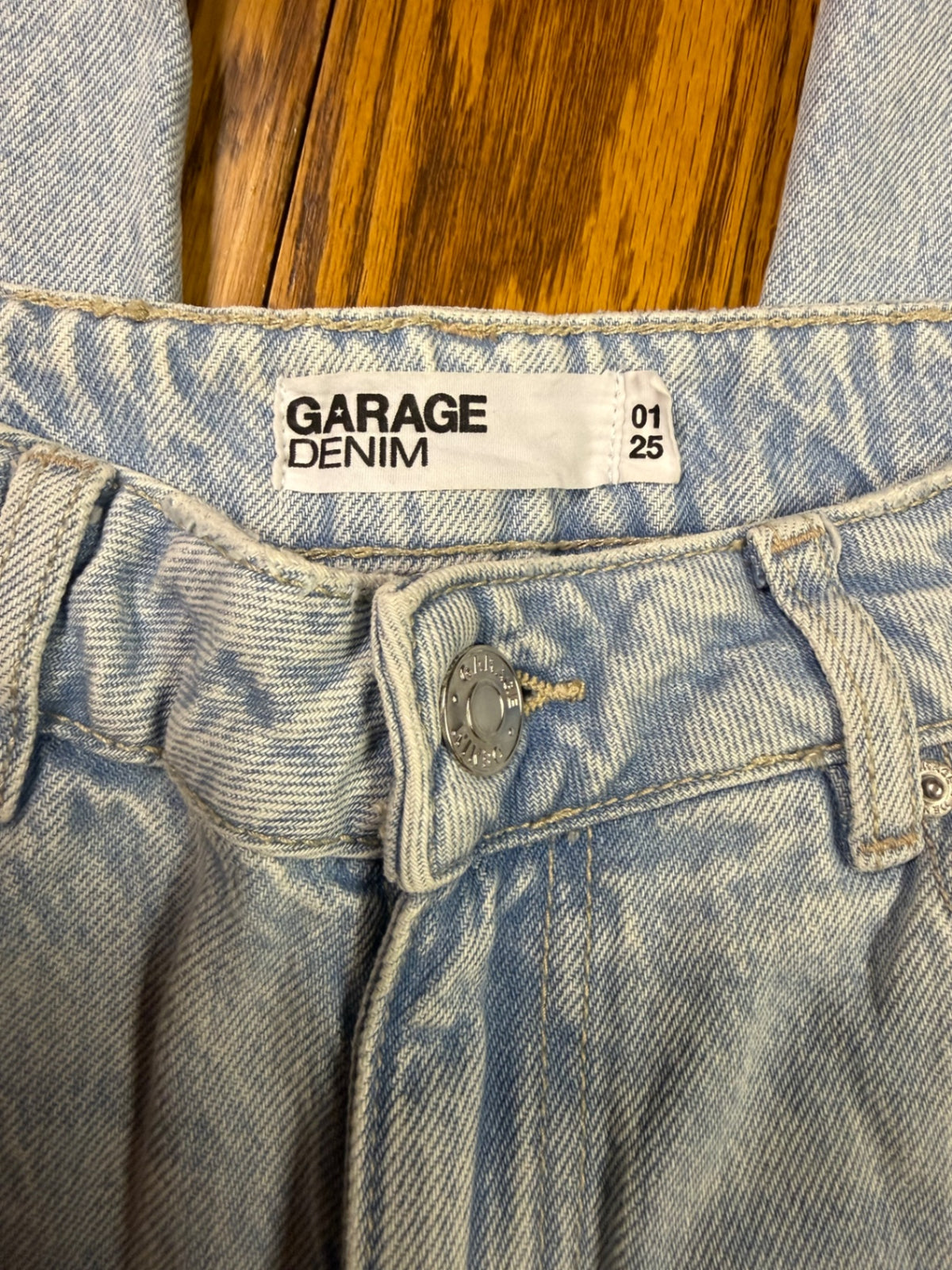 Garage Denim Jeans 25 Light Blue Cargo 