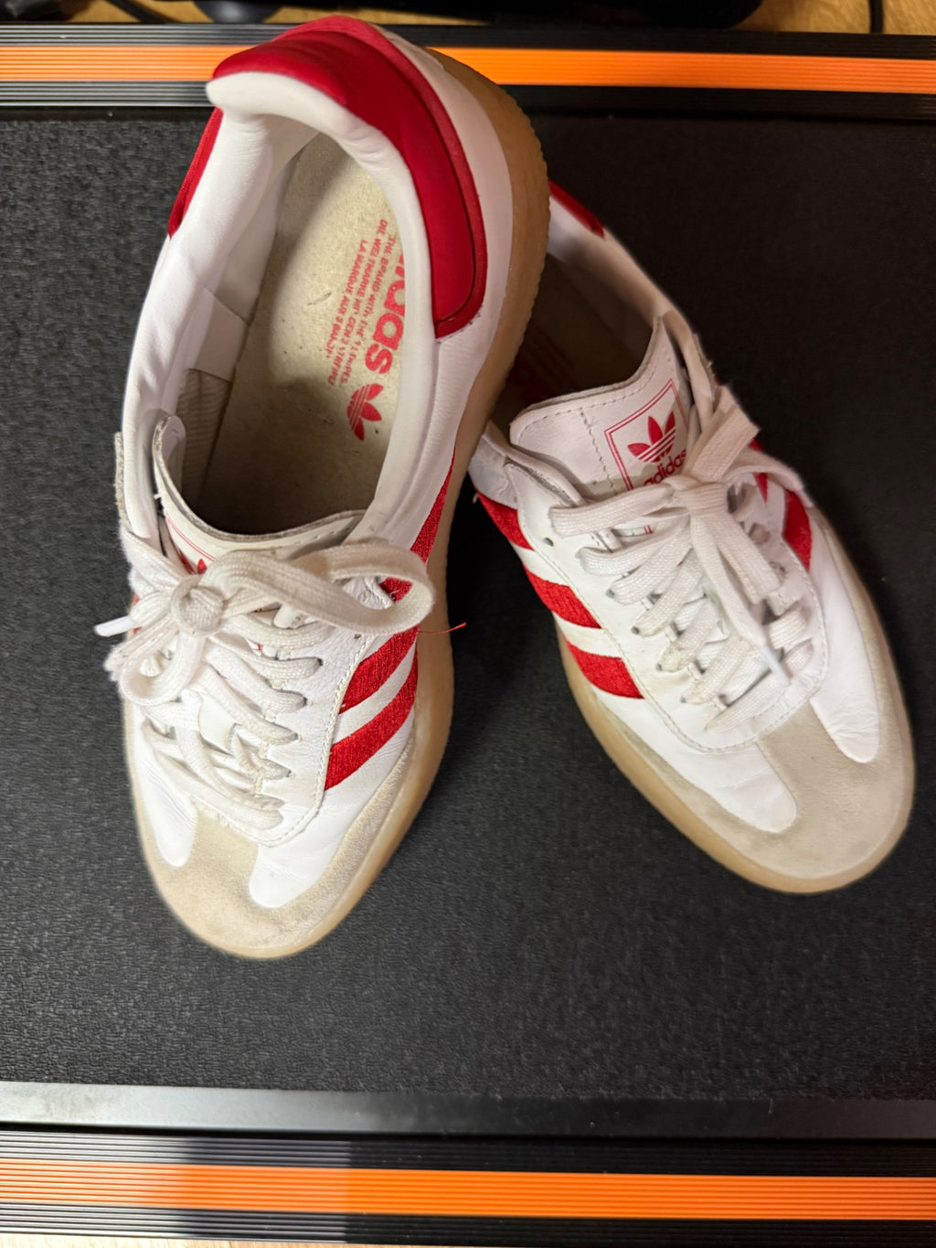 Adidas Women’s Foorwear 8½ White and Red