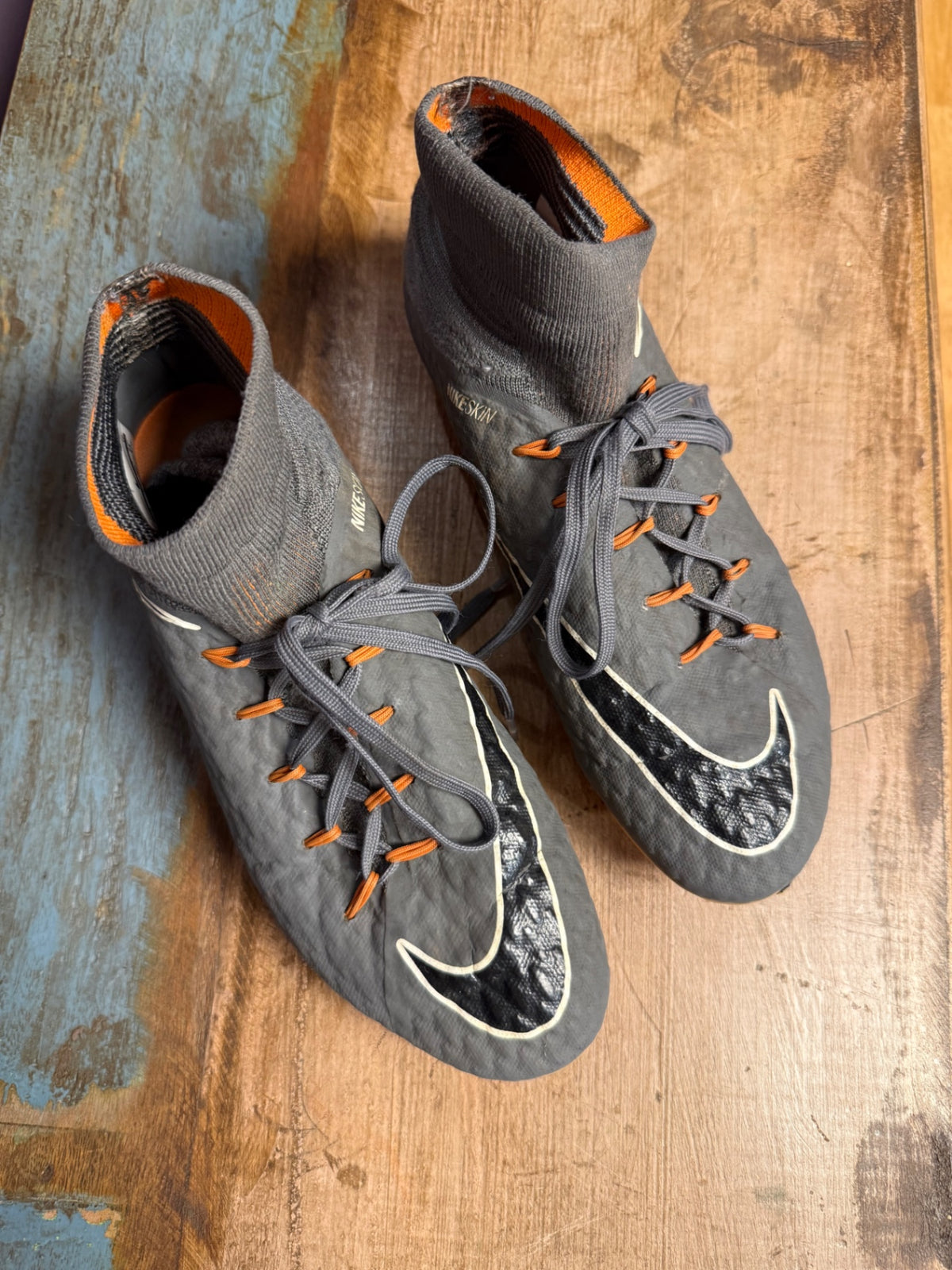 Nike Shoes 7 Gray and orange