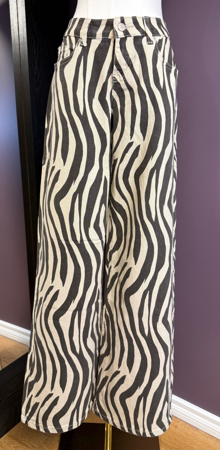 Fashion Nova Pants 1 Beige and Black