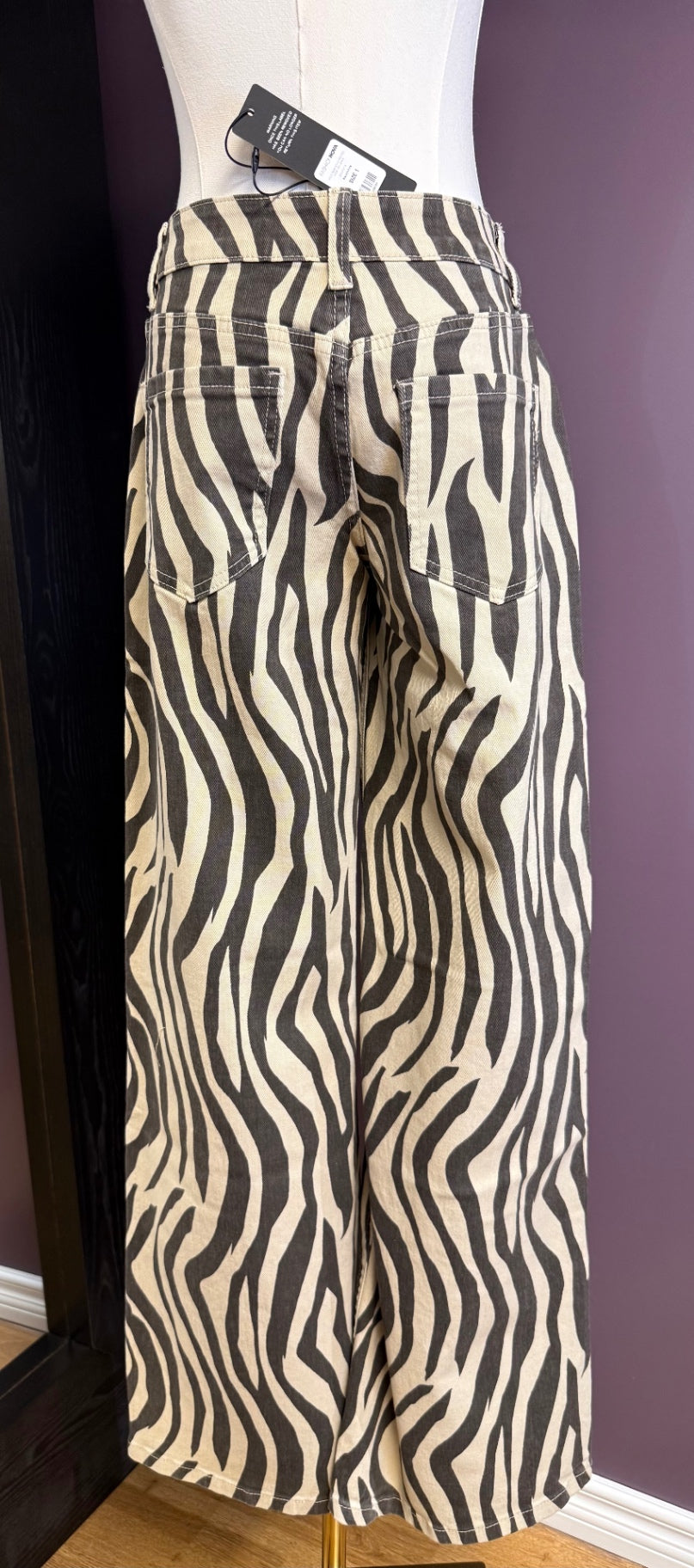 Fashion Nova Pants 1 Beige and Black