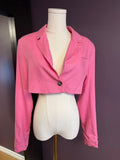 H&M Divided Blazer cropped Small Pink