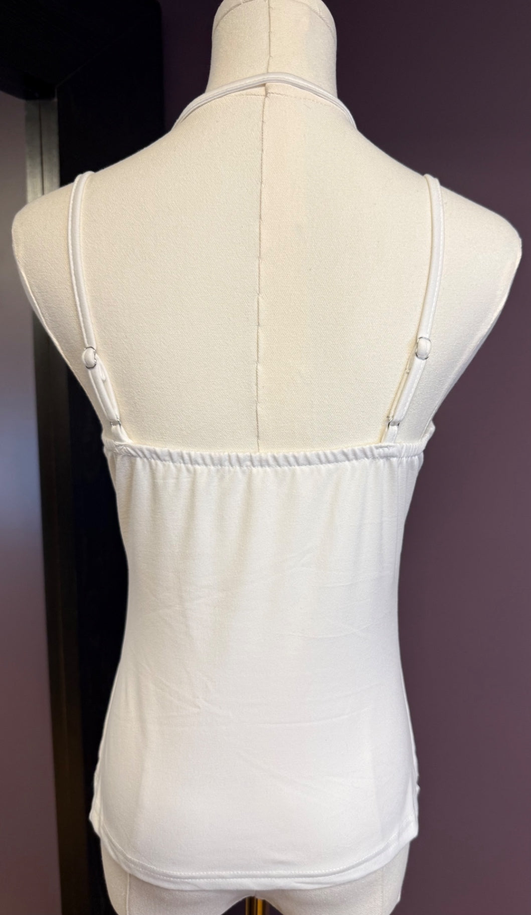 Unknown Tank Top halter White