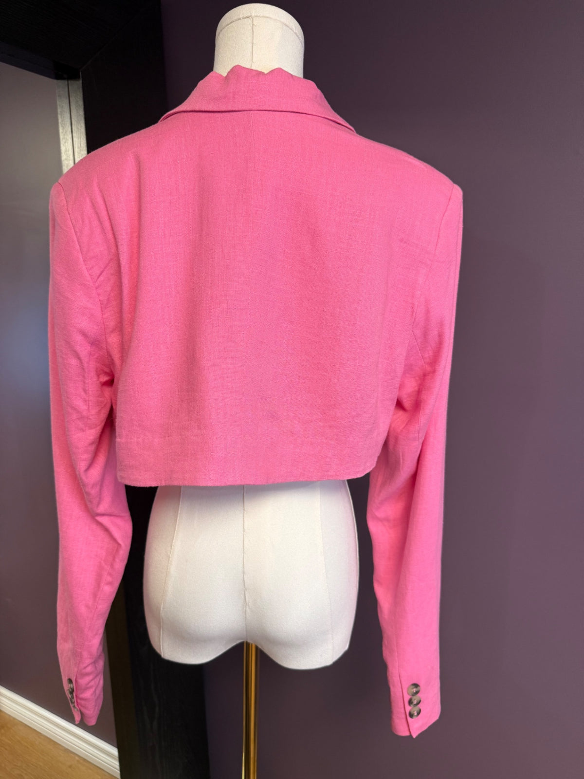 H&M Divided Blazer cropped Small Pink
