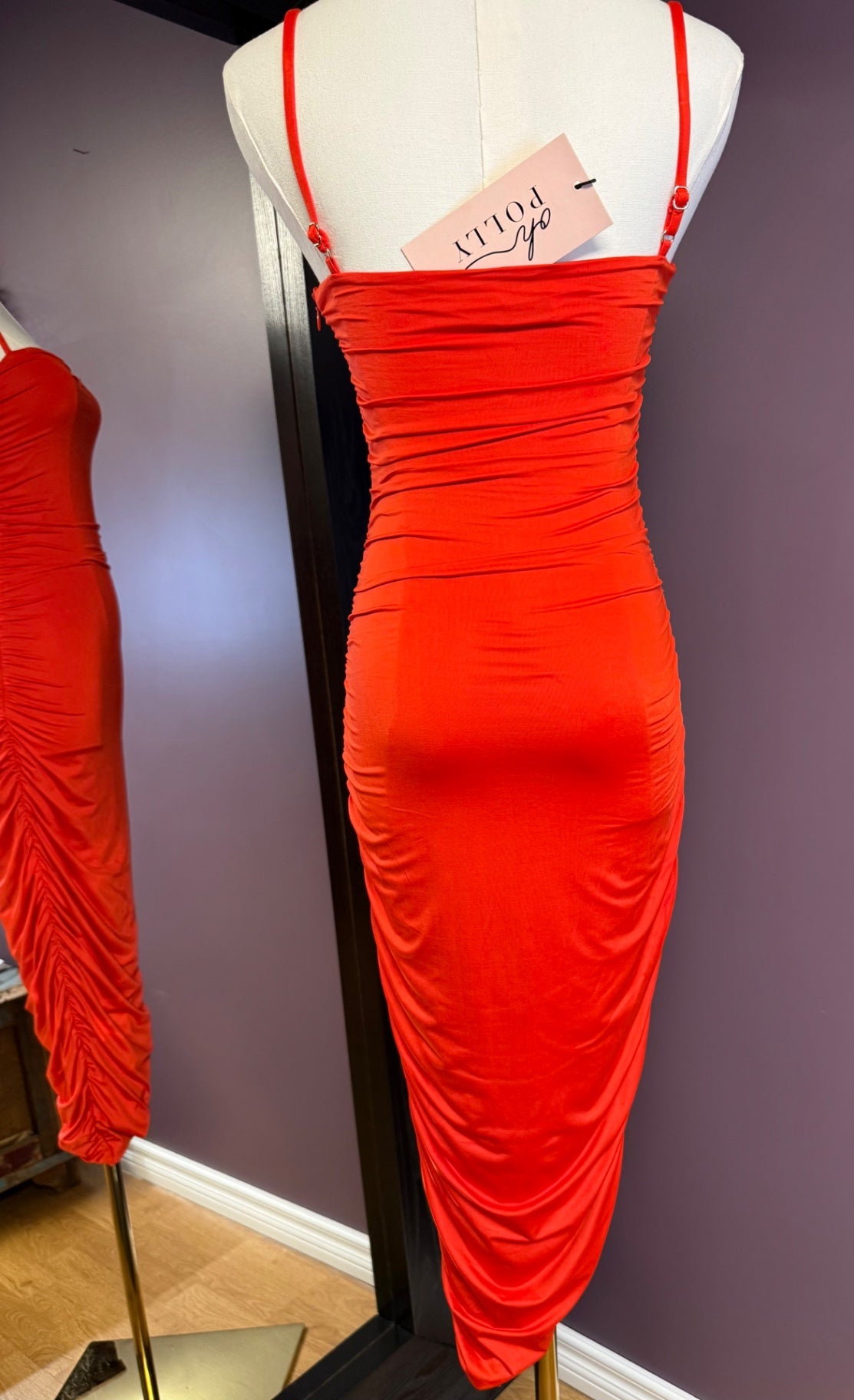 Oh Polly Dress Small Red