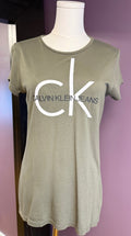 Calvin Klein T-Shirt Small Green